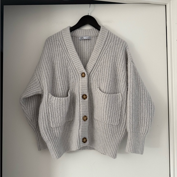 Zara Pocket Knit Cardigan - Picture 2 of 5
